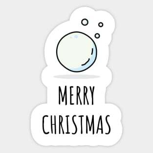 Christmas Greeting - Merry Christmas Sticker